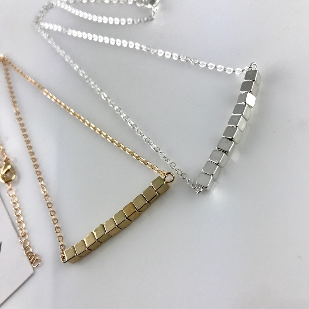 3 for $25⚡️simple square beads necklace - Picture 5 of 6
